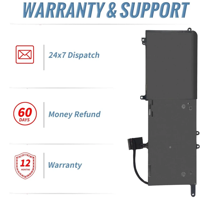 Alt view image 5 of 7 - Perhanmm 99Wh Type 9NJM1 11.4V Laptop Battery for Dell Alienware 17 R4 R5 15 R3 R4 44T2R MG2YH P31E P69F P31E001 P31E002 P69F001 P69F002 HF25D 01D82 546FF 0546FF HF250 0HF250 0MG2YH 11.4V 6 Cell