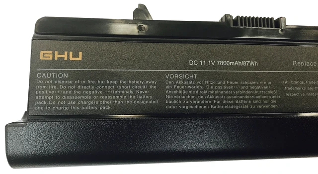 Alt view image 3 of 7 - GHU New Battery GP952 87Wh Compatible with Dell Inspiron 1525 1526 1545 1546 PP29L PP41L PN XR693 X284G RU586 RN873 GW240 M911G fit Part# 312-0844 C601H HP297 K450N GW252