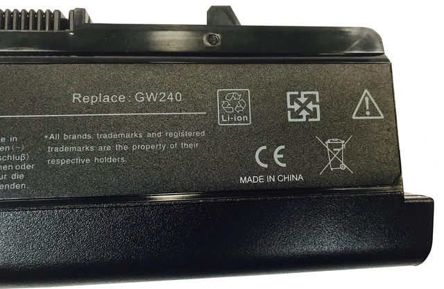 Alt view image 7 of 7 - GHU New Battery GP952 87Wh Compatible with Dell Inspiron 1525 1526 1545 1546 PP29L PP41L PN XR693 X284G RU586 RN873 GW240 M911G fit Part# 312-0844 C601H HP297 K450N GW252