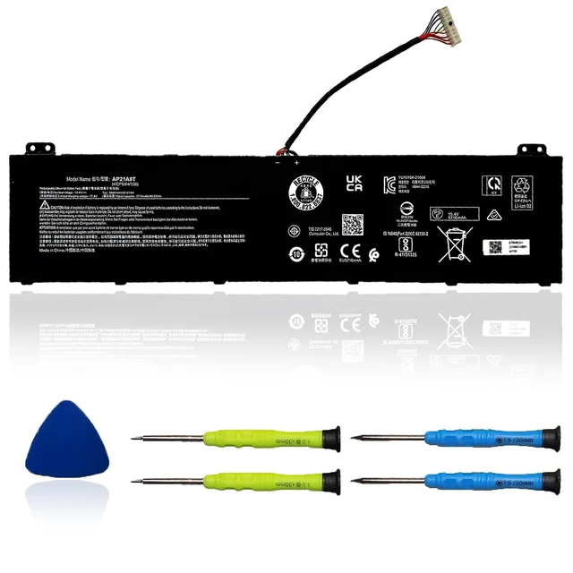 Main image of OUWEE AP21A8T Laptop Battery Compatible with Acer Predator Helios 300 PH317-56-78LY PH317-56-78SM PH315-55-78L7 PH315-55-796N Nitro 5 AN517-55-78KU 713K Series AP21A5T AP21A7T 90.61Wh 15.4V