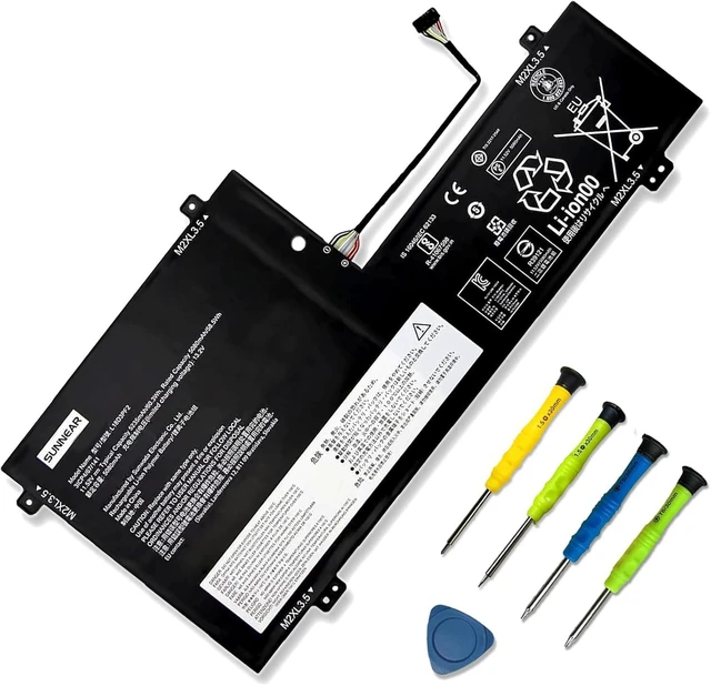 Main image of SUNNEAR L18D3PF2 L18M3PFA Laptop Battery Replacement for Lenovo Yoga C740-15IML C740-15 81TD Series Notebook 5B10T83740 5B10W67402 5B10T83739 5B10W67258 3-Cell 11.52V 60.3Wh 5235mAh