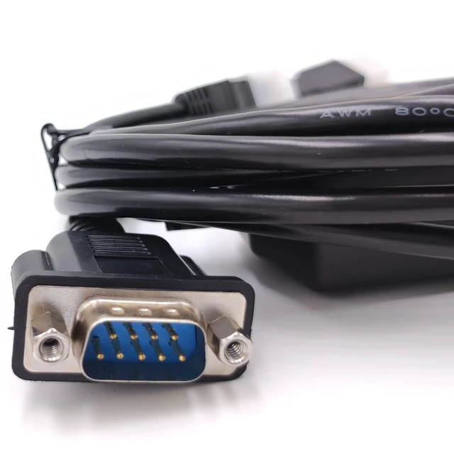 Alt view image 4 of 4 - LITKEQ 1747-UIC Programming Cable for AB PLC SLC5/01/02/03/05 and Micrologix 1000 Series, USB to DH485/RS485/RS232, for Allen Bradley 1747-UIC Repalcement