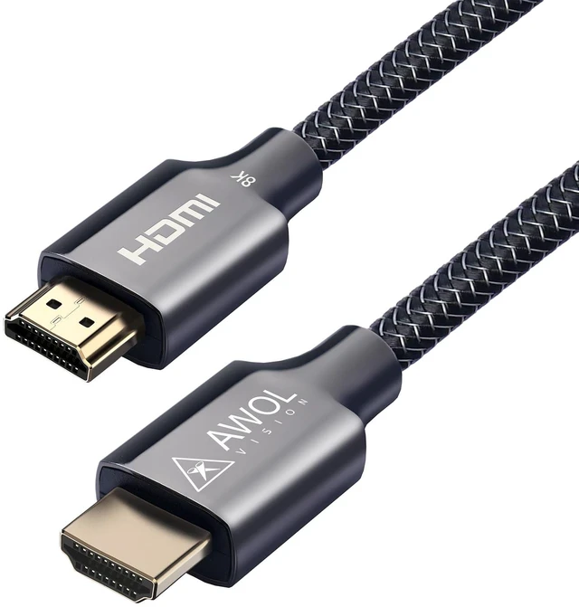 Main image of AWOL VISION HDMI 2.1 Cable 6.56ft,8K Certified, 48Gbps Ultra High Speed HDMI Cable 8K@60Hz, 4K@120Hz, 2K@144Hz, Compatible with PS5/Xbox/TV/PC/Projector
