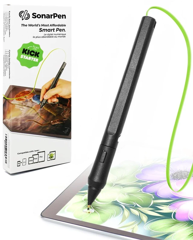 Main image of SonarPen - Pressure Sensitive Stylus for iPhone Android & Switch Neon-Green