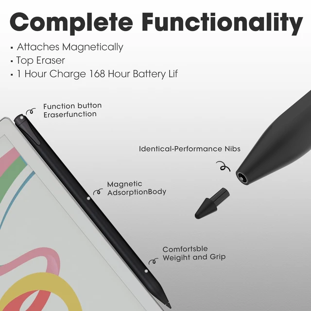 Alt view image 2 of 7 - Magnetic Stylus Pen for Remarkable Paper Pro with Eraser, Digital Stylus for Remarkable Replacement Pen Marker Plus, Remarkable Paper pro Marker Plus Alternative for Fire Max 11/Fire HD 10 Devices