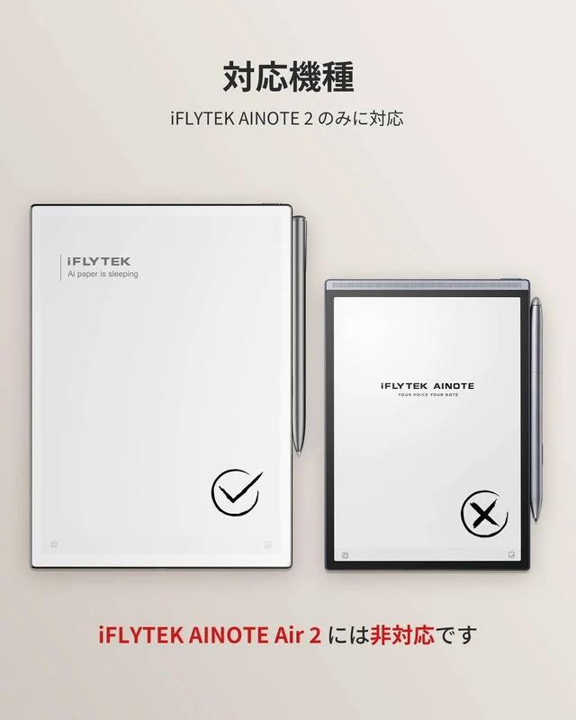 Alt view image 2 of 7 - iFLYTEK AINOTE 2 Stylus Pen, 4096 Pressure Levels, Pen & Eraser in One | Digital Notebook Pen for Note-Taking & Sketching, Compatible with AINOTE 2 E-Ink Tablet, No Charging or Bluetooth Required