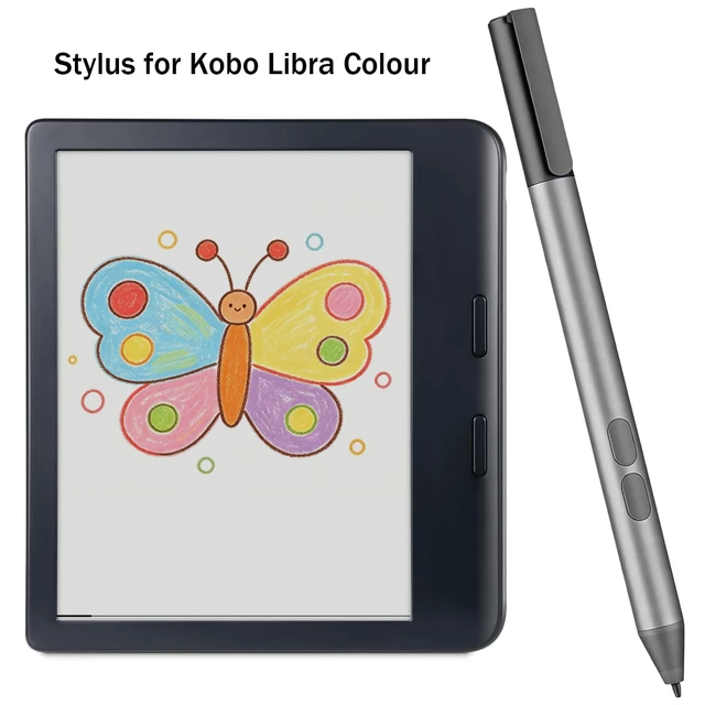 Alt view image 5 of 6 - Active Pen for Kobo Stylus 2 Compatible with Kobo Libra Colour Pen Compatible for Kobo Libra Colour eReader Stylus Pen