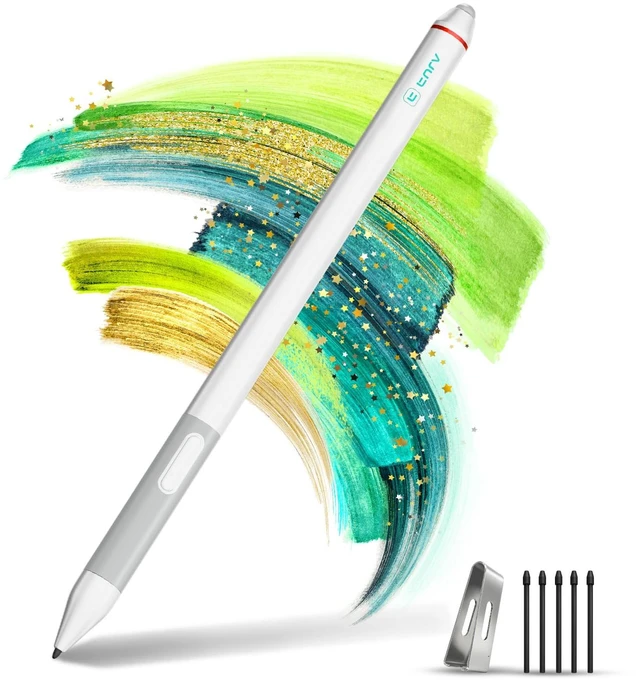 Main image of TNRV Kindle Scribe Colorsoft 11" Pen Replacement Stylus for Scribe 11" | Smooth Color Notes on Scribe Colorsoft 11",4096-Level Pressure,Tilt Support,Eraser,Silicone Grip,Magnetic Attach,5 Tips