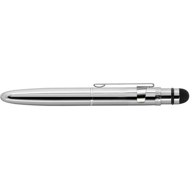 Alt view image 2 of 4 - Fisher Space Pen Chrome Bullet Grip Pen with Clip and Capacitive Stylus