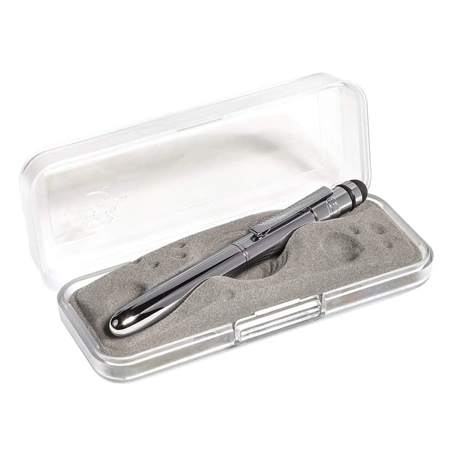 Alt view image 4 of 4 - Fisher Space Pen Chrome Bullet Grip Pen with Clip and Capacitive Stylus
