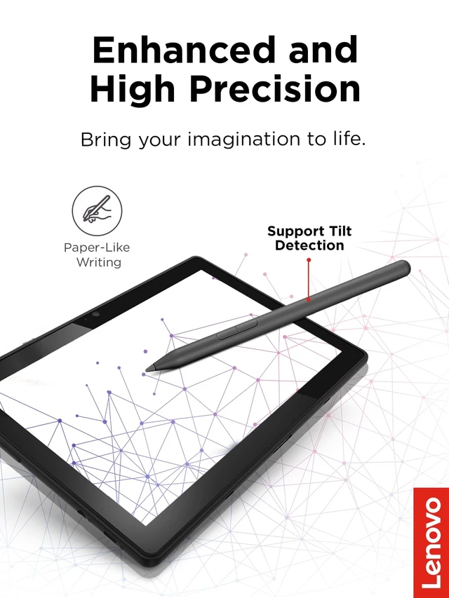 Alt view image 3 of 5 - Lenovo Yoga Pen, Rechargeable Stylus for Lenovo Yoga, ThinkPad, ThinkBook, and Chrome, USB-C Charging, Magnetic Attachment, Replaceable Nib, Multi-Protocol Support, Smooth Writing Experience