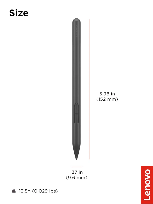 Alt view image 5 of 5 - Lenovo Yoga Pen, Rechargeable Stylus for Lenovo Yoga, ThinkPad, ThinkBook, and Chrome, USB-C Charging, Magnetic Attachment, Replaceable Nib, Multi-Protocol Support, Smooth Writing Experience