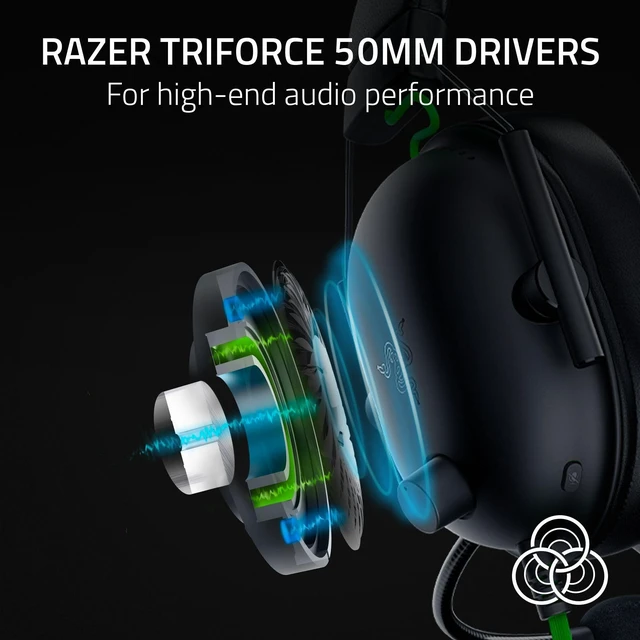 Alt view image 3 of 7 - Razer BlackShark V2 X Gaming Headset: 7.1 Surround Sound - 50mm Drivers - Memory Foam Cushion - For PC, PS4, PS5, Switch - 3.5mm Audio Jack - Black
