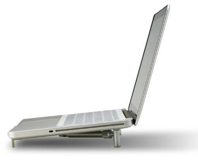 Main image of Ergonomic Aluminium Portable Foldable Cooling X-Stand for 12"-17" Laptops, Notebook PC, MacBook