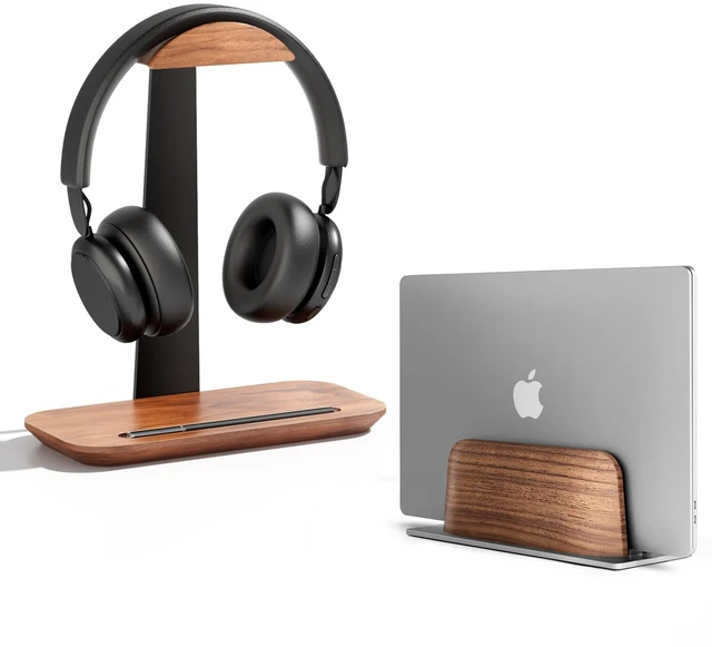 Main image of UPERGO Desktop Vertical Laptop Stand and Headphone Stand