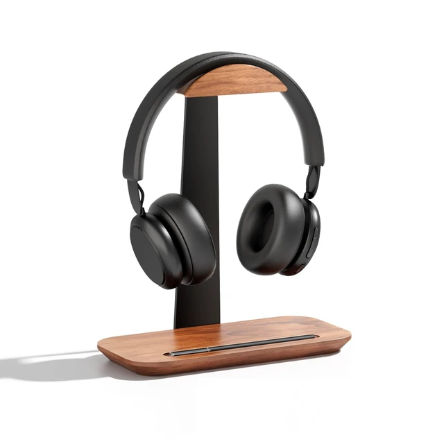 Alt view image 2 of 6 - UPERGO Desktop Vertical Laptop Stand and Headphone Stand