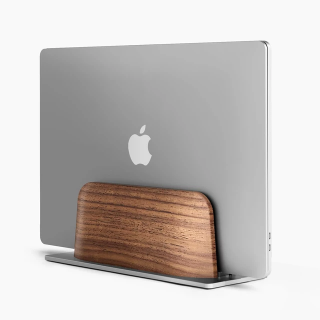 Alt view image 3 of 6 - UPERGO Desktop Vertical Laptop Stand and Headphone Stand
