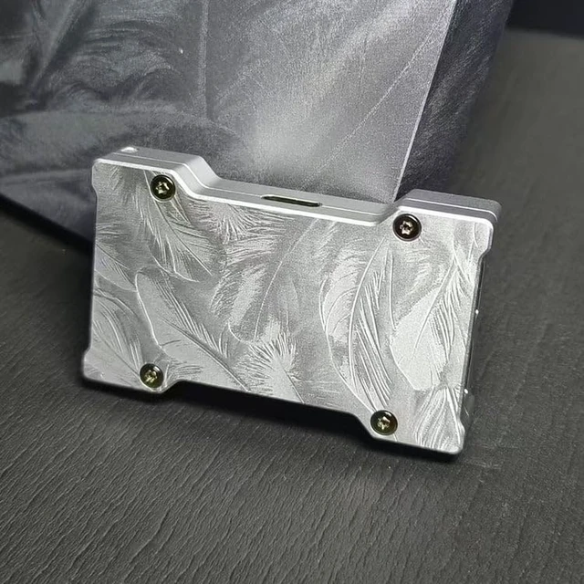Alt view image 7 of 7 - HM LAB ZNEO 8K USB Gaming Hub with Custom Display, Independent Power & CNC Aluminum Case - Silver Wing