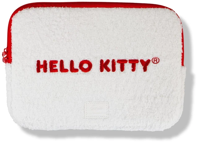 Alt view image 2 of 7 - Sonix x Sanrio Plush Tech Sleeve | 11 inch Fuzzy iPad Tablet Pouch Carrying Case Cover, Protective Travel Bag | White - 11" | Hello Kitty