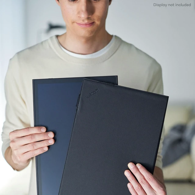 Alt view image 3 of 5 - Wacom Protective Sleeve Cover, for Movink 13, Faux Leather, Slim Fit | Slim protective sleeve designed for Movink, ideal for carrying your pen display from school, home or studio