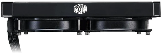 Alt view image 5 of 7 - Cooler Master MasterLiquid ML240L RGB Close-Loop CPU Liquid Cooler, 240mm Radiator, Dual Chamber RGB Pump, Dual MF120R RGB Fans, RGB Lighting for AMD Ryzen/Intel LGA1200/1151