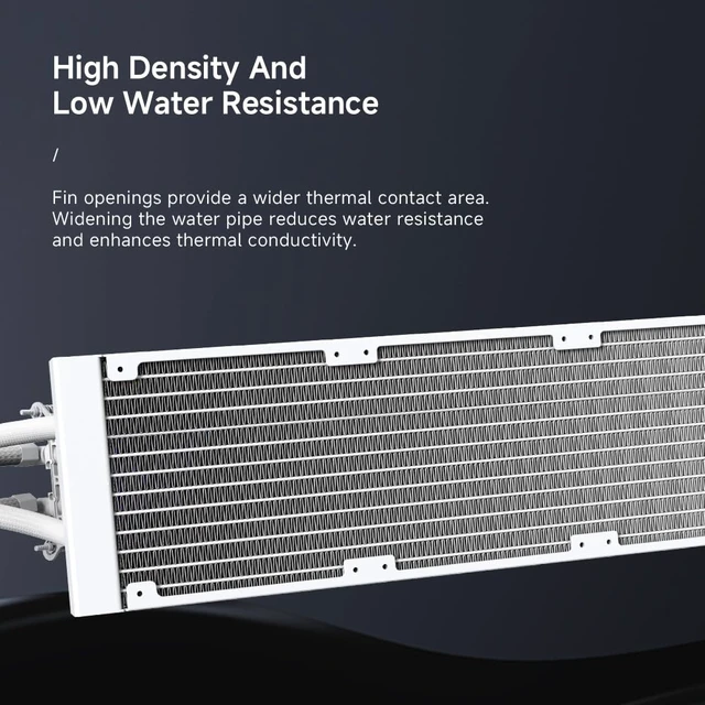 Alt view image 5 of 7 - Jungle Leopard Astroshel V2G 360 Argb Water Cooling CPU Cooler|3 * 120mm PWM Fans with 2000RPM|Customizable LCD Digital Display Screen|for Intel LGA1851/1700/1200/115X AMD AM4/AM5(White)