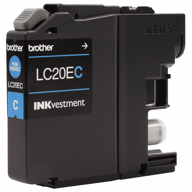 Alt view image 2 of 7 - Brother Genuine High Yield Color Ink Cartridge, 3 Pack of LC20E, Replacement Color Ink Three Pack, Includes 1 Cartridge Each of Cyan, Magenta & Yellow, Page Yield Up to 1200 Pages/Cartridge, LC20E