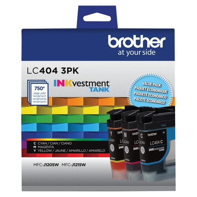 Alt view image 2 of 7 - Brother LC4043PKS of Standard Yield Cyan, Magenta and Yellow -Ink -Cartridges(Pack of 3)