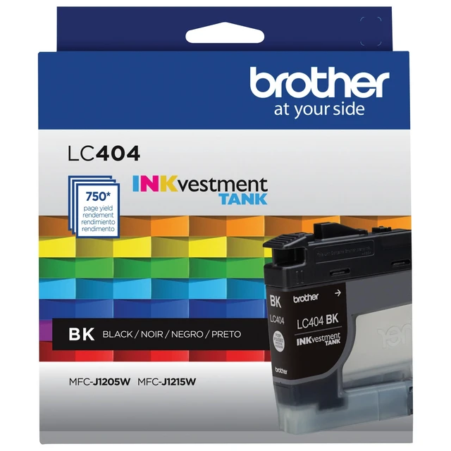 Alt view image 2 of 7 - Brother Genuine LC404BKYield Black INKvestment Tank Ink Cartridge Page Yield -750