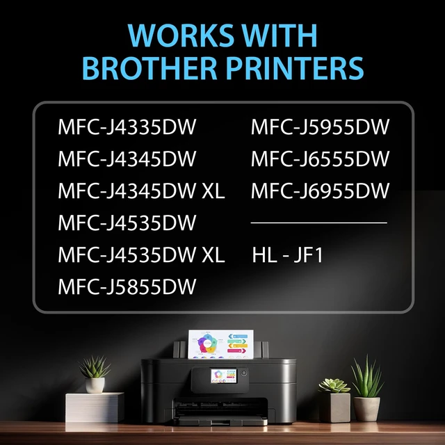 Alt view image 3 of 7 - Smart Ink Compatible Ink Cartridges Replacement for Brother LC406 XL LC406XL for Brother Printer MFC-J4335DW MFC-J4535DW MFC-J5855DW MFC-J6555DW MFC-J4345DW XL (4 Pack, Black, Cyan, Magenta, Yellow)