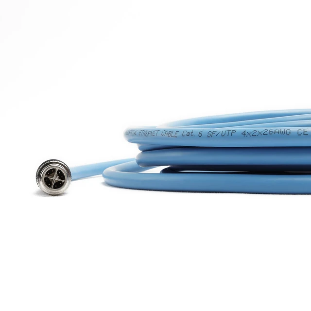 Alt view image 6 of 6 - Eonvic M12 Industrial Ethernet Cat6 Cable 8 Pin Male X Code to RJ45 for Cognex in-Sight Basler Camera PLCs Servo Motors,Support Profinet and EtherCAT Ethernet/IP 5M
