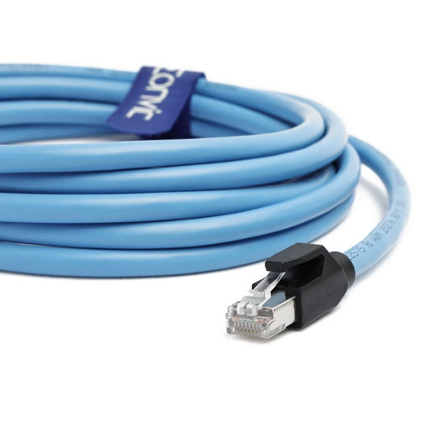 Alt view image 4 of 6 - Eonvic M12 Industrial Ethernet Cat6 Cable 8 Pin Male X Code to RJ45 for Cognex in-Sight Basler Camera PLCs Servo Motors,Support Profinet and EtherCAT Ethernet/IP 5M