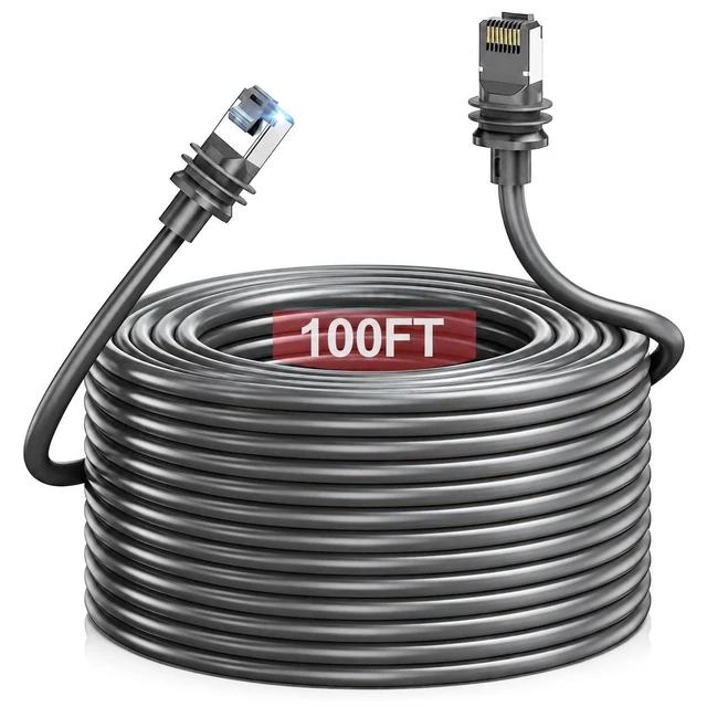 Main image of for Starlink Gen 3 Ethernet Cable 100FT/30M, for Starlink Standard 4/4X/ V4/Mini, Replacement Extension Cable for Starlink Accessories, for Starlink Satellite RV/Marine/Home, Satellite Internet Kit
