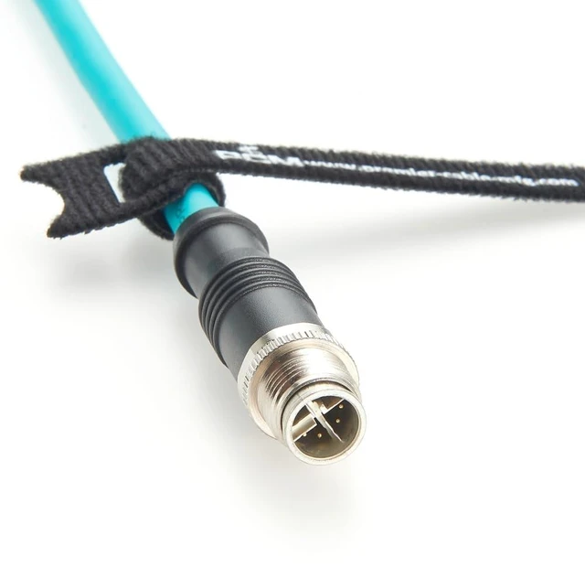 Alt view image 5 of 7 - M12 8Pin X-Code Male to RJ45 Cat6A Ethernet Shielded Cable IP67 High Flex GigE Vision Network Patch Cord Compatible with Cognex Basler Industrial Camera Sensor PLC Machine Vision (2M/6.6FT)
