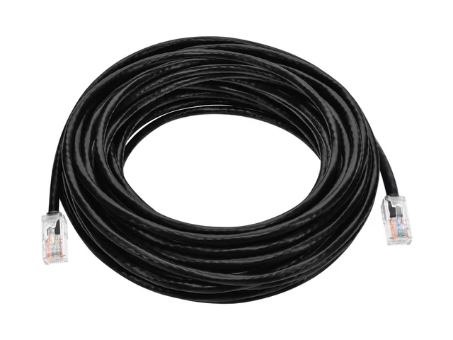 Alt view image 6 of 6 - Monoprice Cat6A Component Level Patch Cable - 50 Feet - Black | UTP, 24AWG, 500MHz, Pure Bare Copper, Snagless RJ45, Ethernet Cable - Micro SlimRun Series