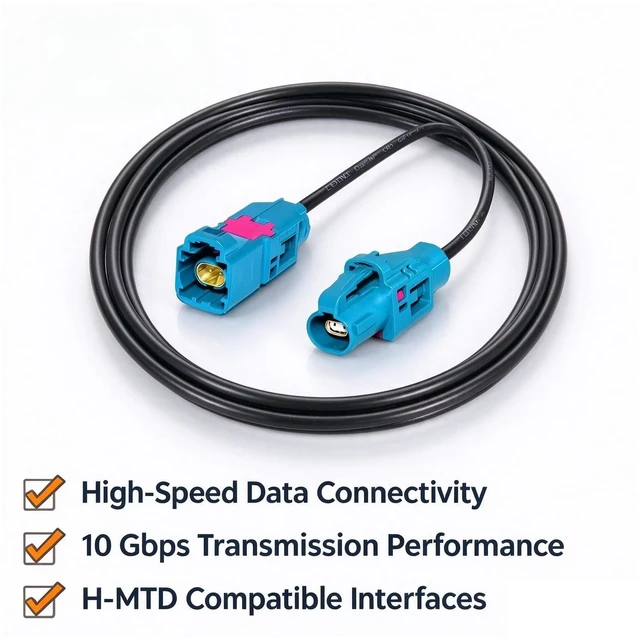 Alt view image 3 of 7 - E6S10A-1CAZ5-Z to E6K10A-1CAZ5-Z H-MTD Ethernet Cable, GG2SPEED251 Compatible with Rosenberger Dual Male Cord(1M)