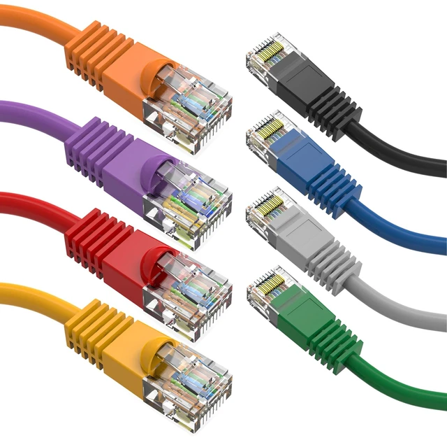 Main image of Electriduct 24-Pack CAT6 Snagless Ethernet Patch Cables 2 Feet - White