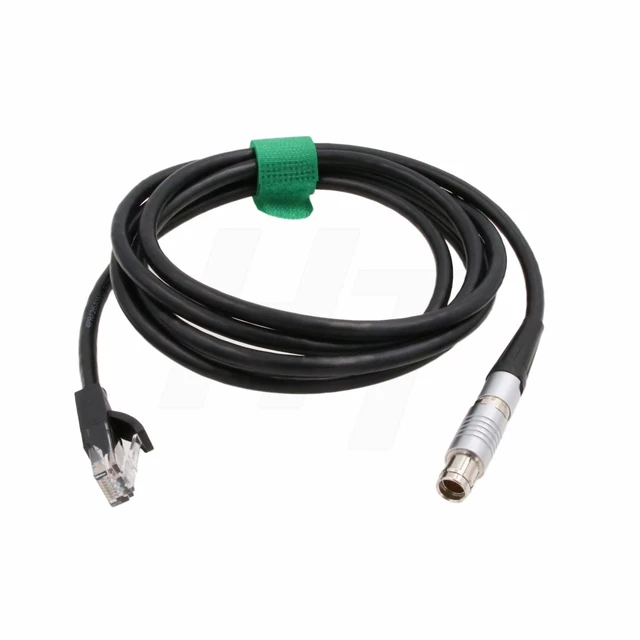 Alt view image 3 of 3 - HangTon Ethernet Cable 8-Pin Male to RJ45 Cat 6 UTP Data Transfer for Phantom VEO4K-990S 640S v2512 High-Speed Camera to Computer (5M)