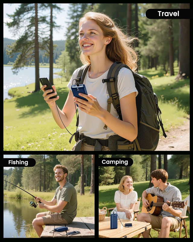 Alt view image 7 of 7 - Portable Charger Power Bank 50000mAh 22.5W Fast Charging Battery Bank USB C External Battery Pack with 3 Output & 2 Input Digital Display Travel Essential for iPhone 16/15/14/13/12, Samsung, iPad etc