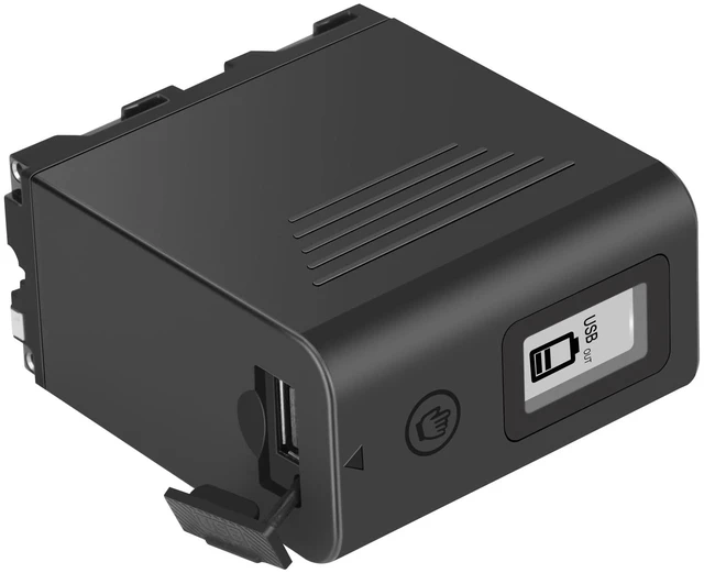 Alt view image 6 of 7 - JYJZPB 2 Pack NP-F970 Battery Compatible with Sony Handycams 8800mAh | for Sony NPF970 NP-F960 NP-F950 NP-F930 NP-F550 NP-F530 NP-F570 with USB Output LCD Display
