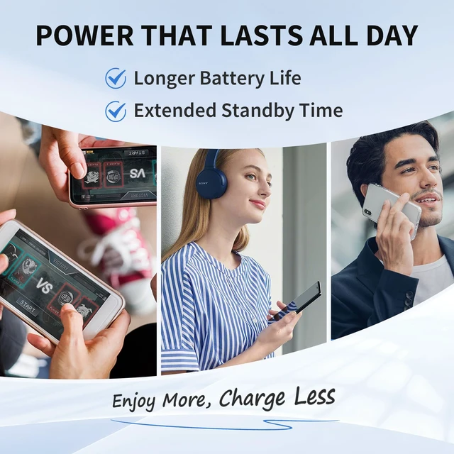 Alt view image 6 of 7 - ElephantStory Replacement Battery for iPhone 15 Pro High Capacity | Compatible with A2848 A3101 A3104 A3102, Repair kit included, Li-ion polymer battery, 0-cycle battery