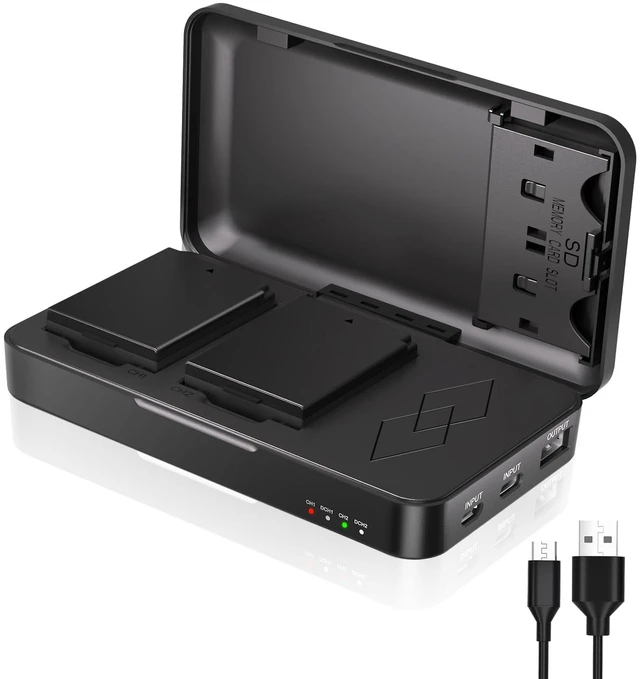 Main image of JYJZPB LP-E10 Battery and Fast Charger for Canon EOS Rebel T7 T6 T5 T3 T100 | EOS 2000D 3000D 4000D 1200D 1100D 1300D 1500D, KISS X50 X70 X80 X90 Digital Camera - 2-Pack Rebel Battery