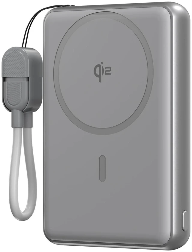 Main image of ZIKE Z1052 10000mAh Solid State Power Bank, Qi2 15W,USB-C 30W | MagSafe Power Bank for iPhone 17/16/15, Ultra Slim Portable Power Bank, Stability and Safety, Digital Display