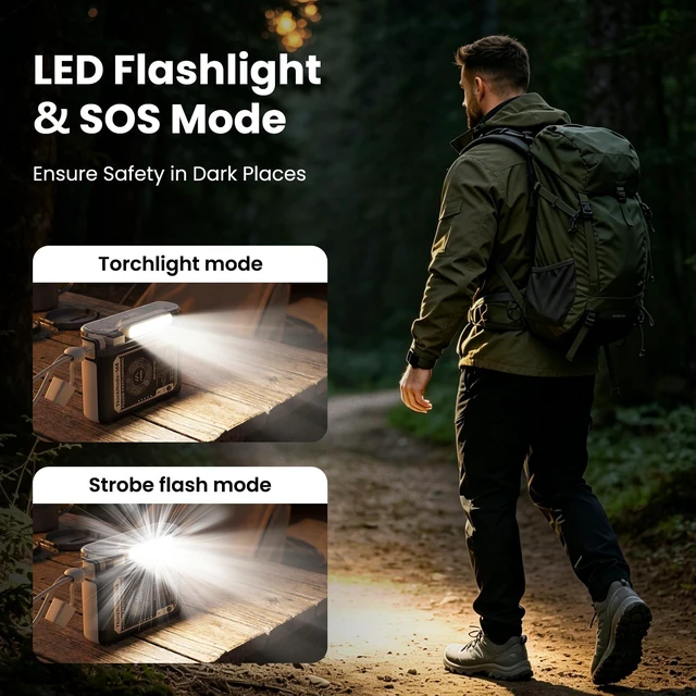 Alt view image 6 of 7 - ELECROW ThinkNodeM4 Power Bank with Meshtastic LoRa Tracker 6800mAh Battery | nRF52840 LoRa Device with GPS Tracking, Mesh Communicator for Off-Grid Communication, Outdoor Adventure, Emergency Rescue