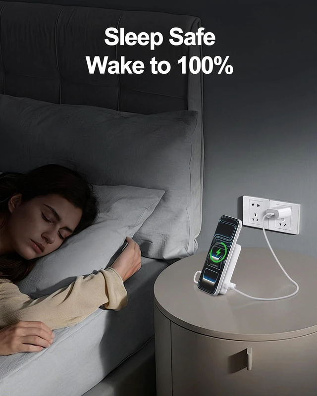Alt view image 6 of 7 - SIXTHGU PowerMag 10000mAh Qi2 Certified Power Bank, Magnetic Wireless Portable Charger for MagSafe, 35W USB-C Fast Charging Battery Pack with Built-in Cable, Compatible with iPhone 17/16/15/14/13/12