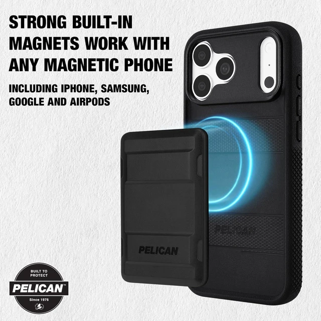 Alt view image 5 of 5 - MagSafe Portable Charger Power Bank 5000mAh with USB-C Cable- Black | iPhone Charger for Fast Charging - Qi Compatible Magnetic Wireless Battery Pack for All Phones & AirPods - Slim & Protective