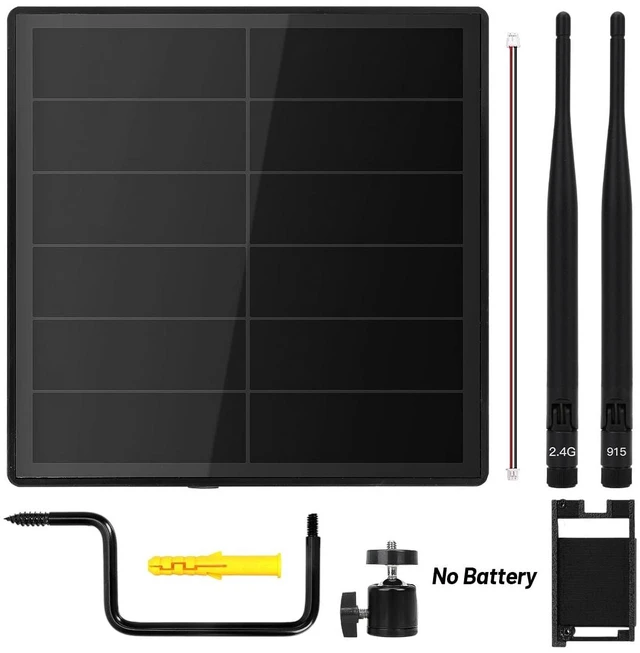 Alt view image 2 of 7 - D5-2A 5w Solar Panel System for Rak4631 LoRa Module for DIY Meshtastic Meshcore LoRa Node Kits with 915mhz&2.4g BLE Antenna