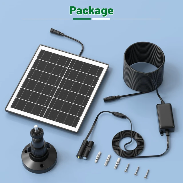 Alt view image 7 of 7 - 5W Solar Panel Charger for Blink Video Doorbell-2nd Gen (2025 Release), Upgraded Version Power Your Blink Video Doorbell Continuously with 16.5Ft Power Cable and Mount