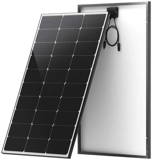 Main image of 100 Watt Solar Panel - 16BB 25% High-Efficiency N-Type Solar Panels, White | Upgraded 12V Solar Panel Frameless Design for RV, 100W Solar Panel for Roof/Home Off-Grid,Maintenance-Free,IP68 Waterproof