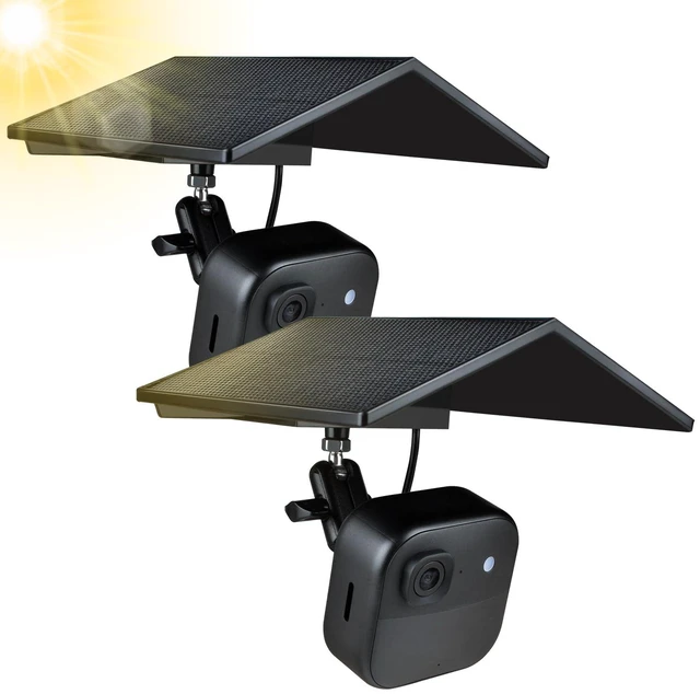 Main image of Blink Solar Panel for Outdoor Camera 4/2K+/3rd Gen/XT/XT2, Waterproof Solar Charger with Adjustable Mount for Blink Wireless Cameras 2Pack